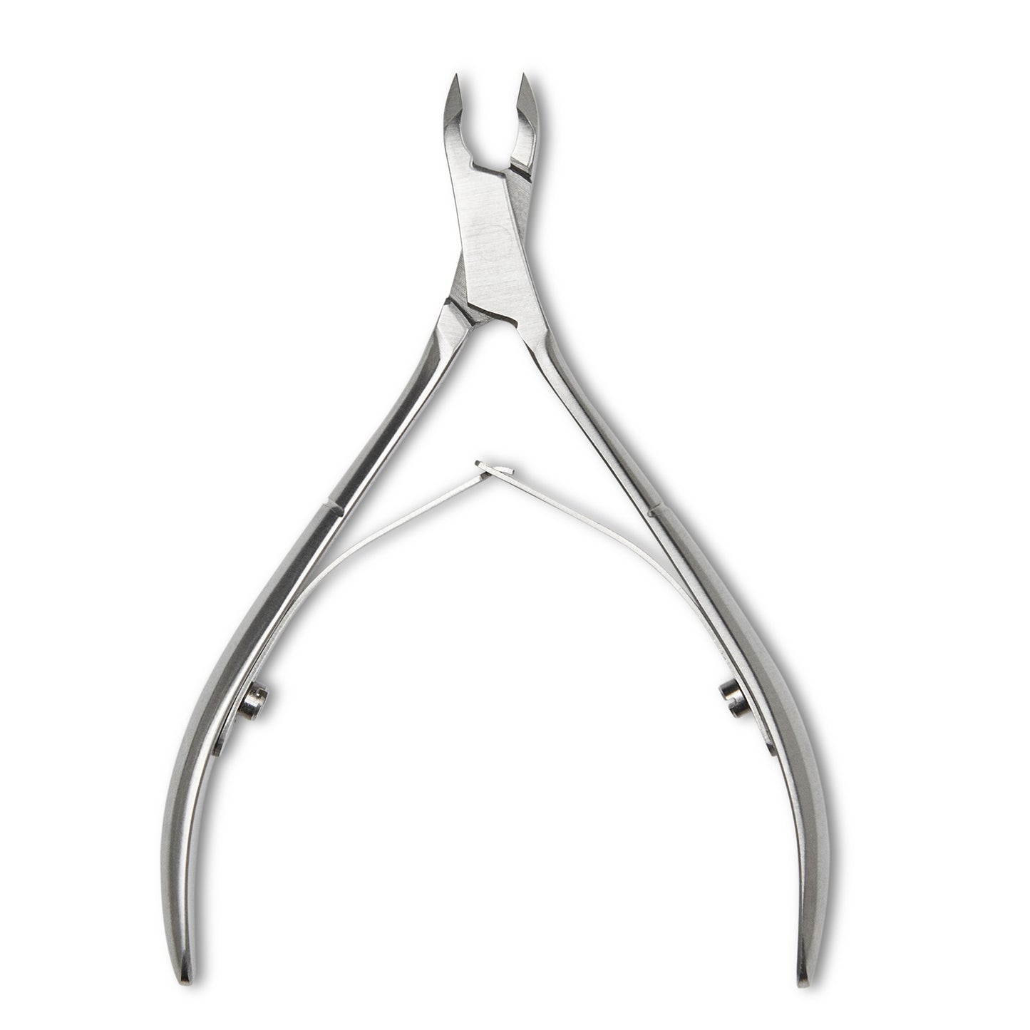 Cuticle Nipper - Double Spring Matte Silver 2