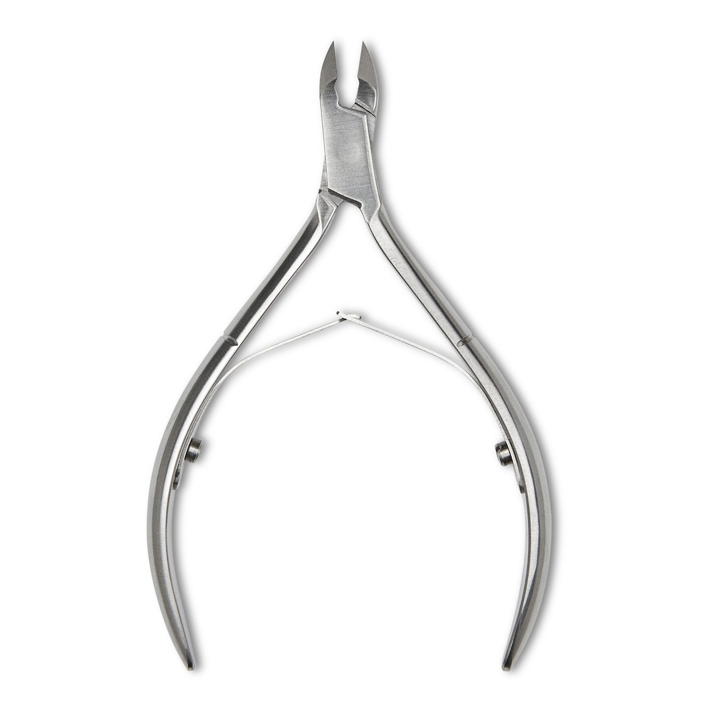 Cuticle Nipper - Double Spring Matte Silver 3