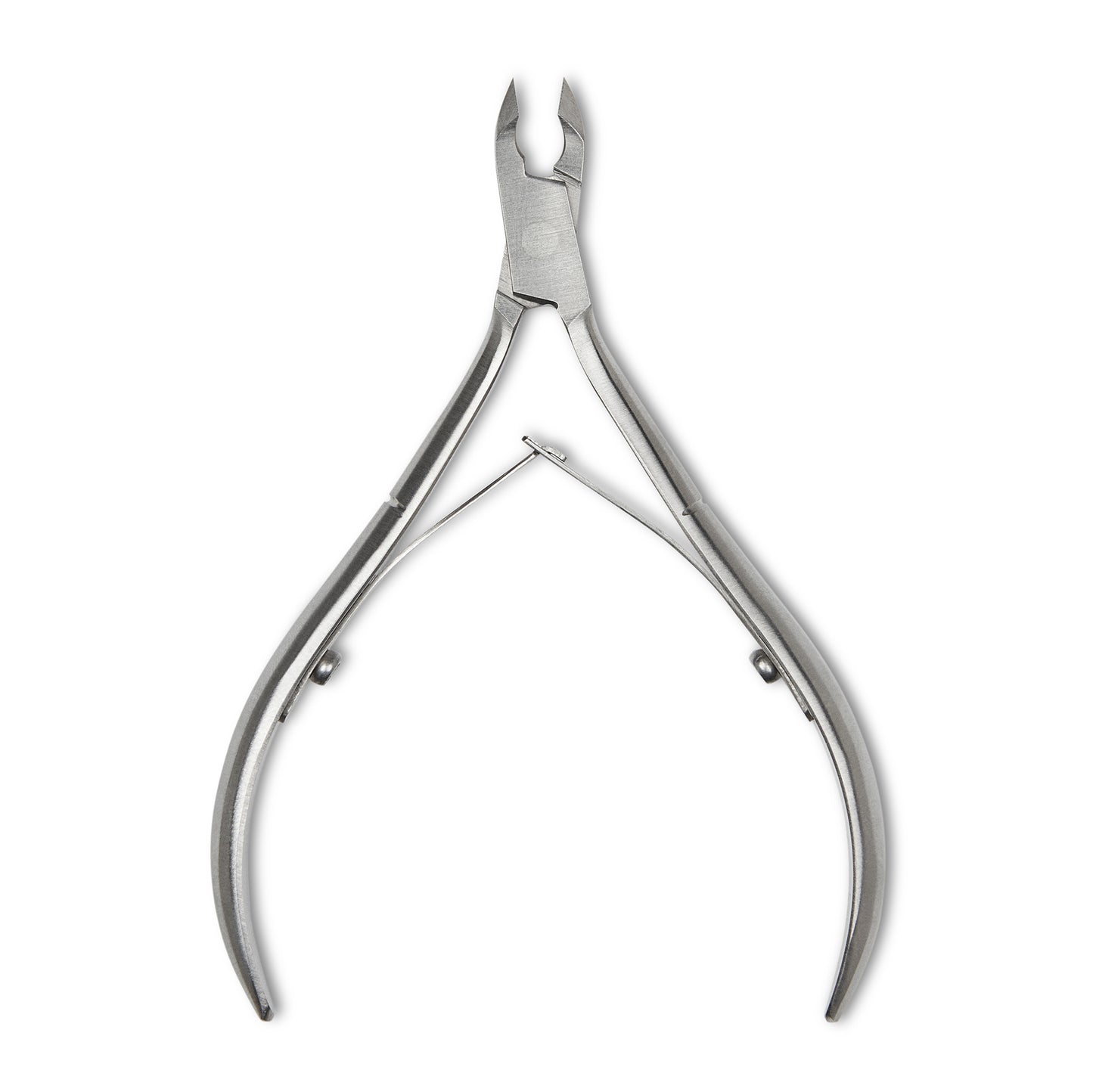 Cuticle Nipper - Double Spring Matte Silver 4