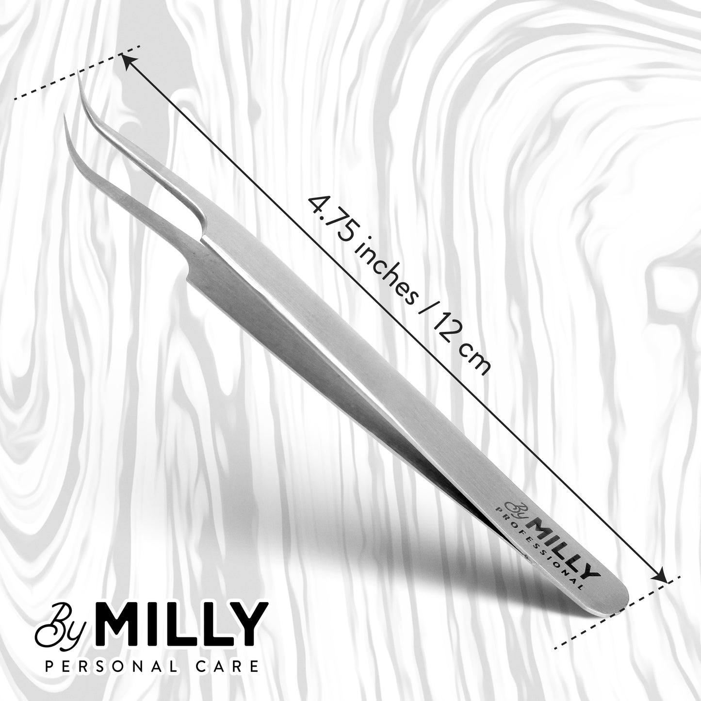 Eyelash Extension Tweezer - Curved Isolation 12 cm