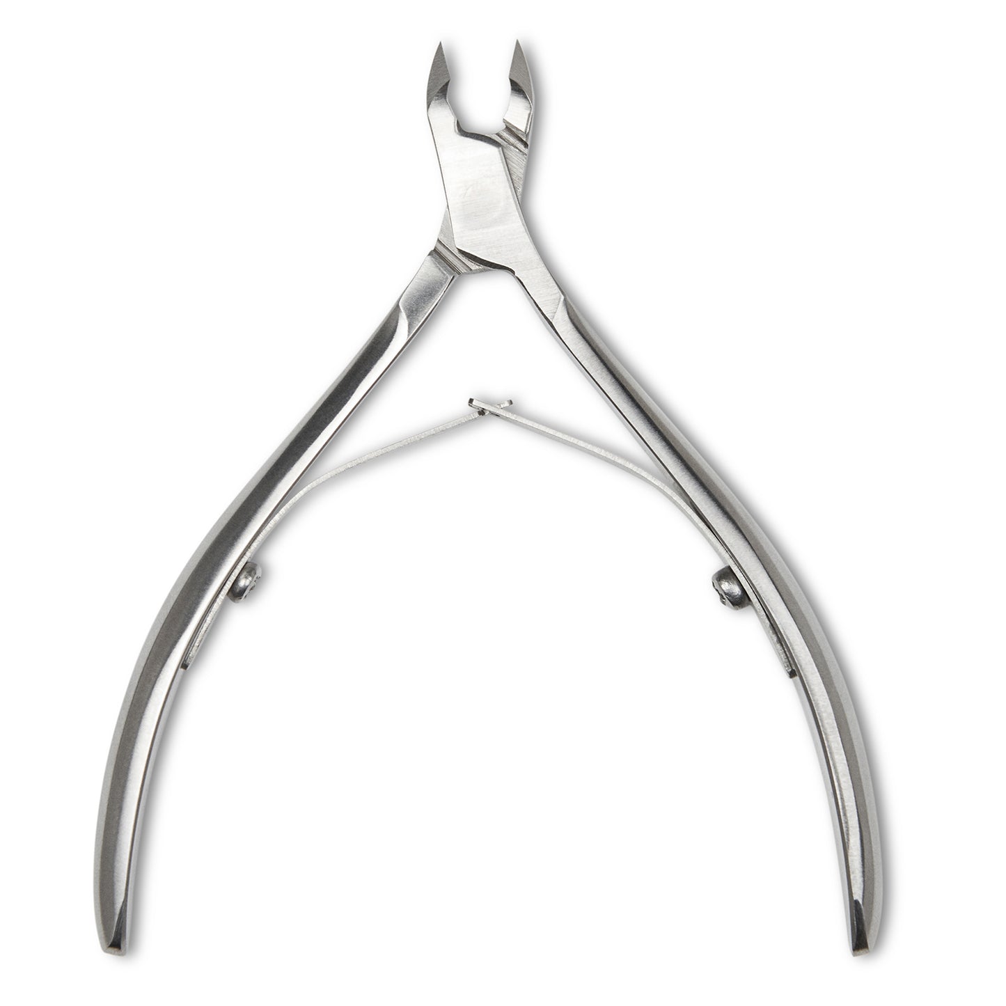 Cuticle Nipper - Double Spring Matte Silver 1